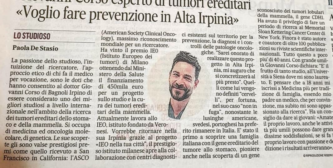 ECP- Il Mattino 3 Ottobre 2021